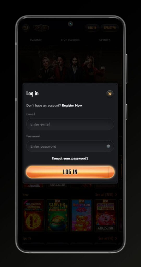 Mobile login gransino casino